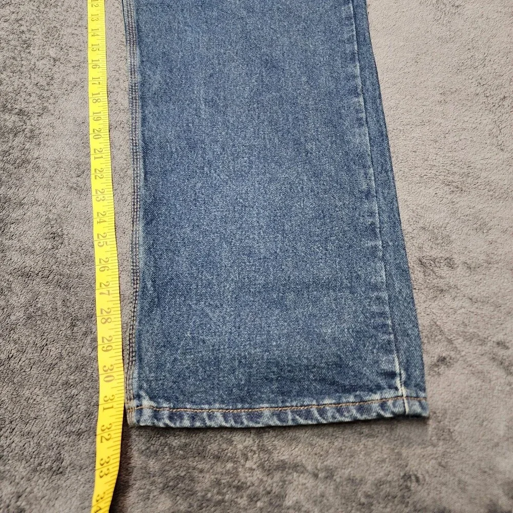 NWT Carhartt Relaxed Fit B460 DVB Men’s Blue Denim Jeans size 44 x 32 - Picture 9 of 11